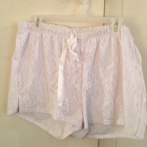 New White Lace Sleepwear Shorts🛍